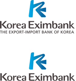 한국수출입은행 영문 상하조합 로고